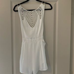 Seek White Romper